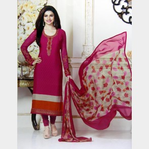 Vinay’s Royal Crepe, Classical Shalwar Kameez and Dupatta in soft Silk
